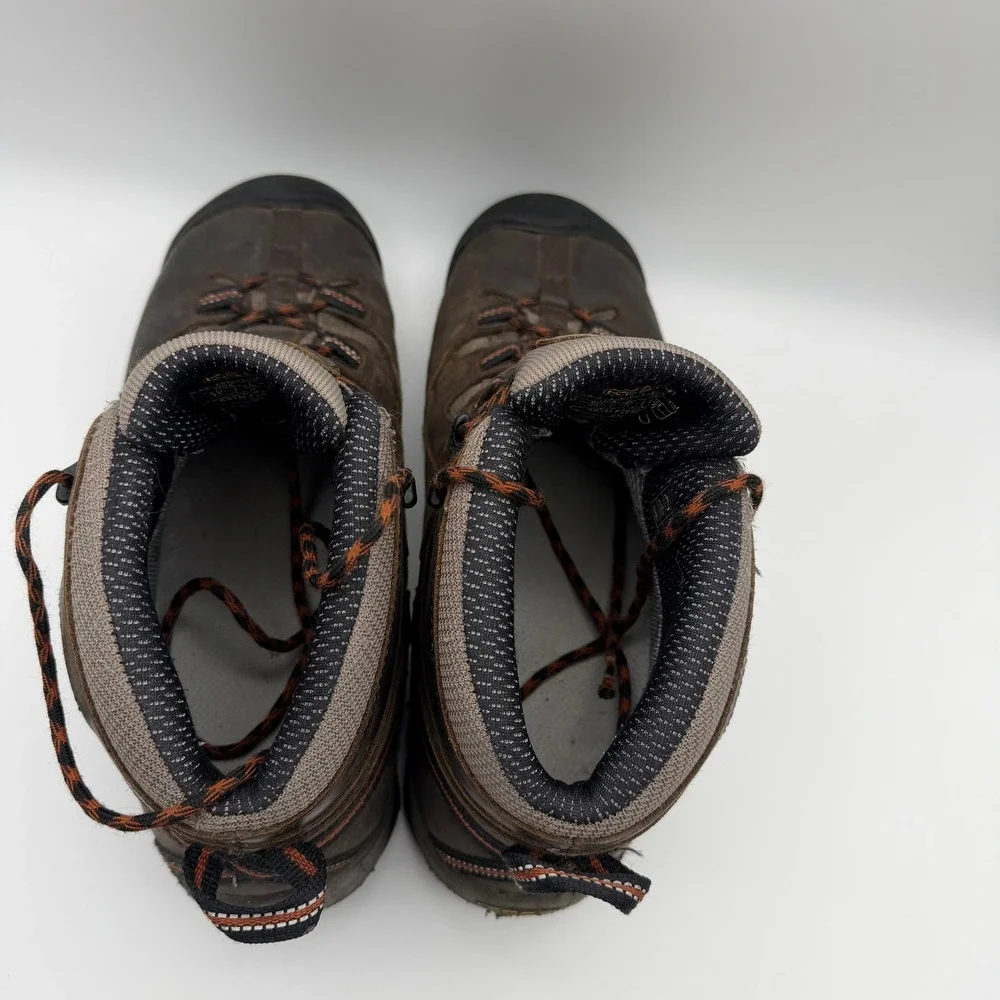 KEEN Hiking Boots Mens 10 Brown Waterproof Leather Trail Shoes ASTM F2892-11